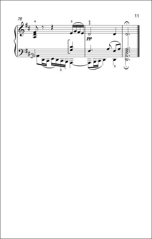 奏鸣曲 Opus 2 Nr.2 第二乐章-贝多芬奏鸣曲集 1-钢琴谱