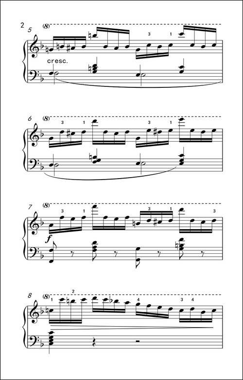 第七级2.练习曲-中央音乐学院 钢琴-业余考级教程 7-9级-钢琴谱