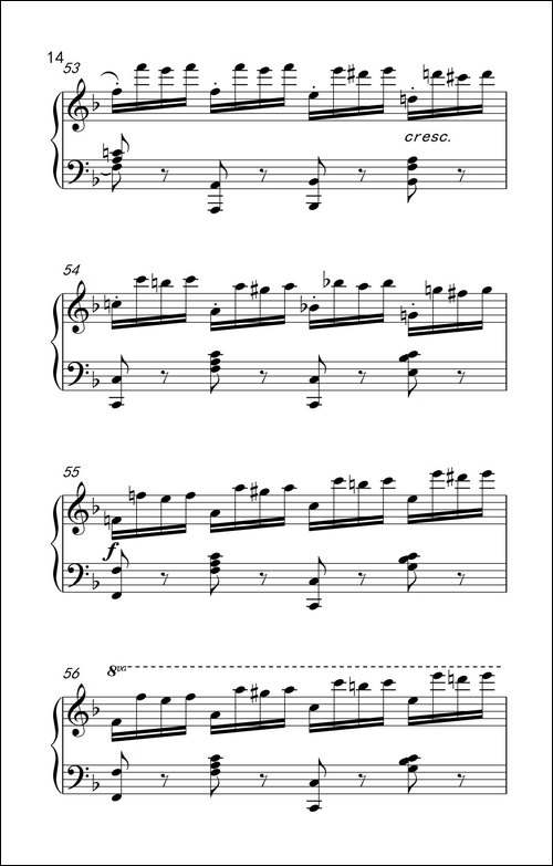 第七级2.练习曲-中央音乐学院 钢琴-业余考级教程 7-9级-钢琴谱