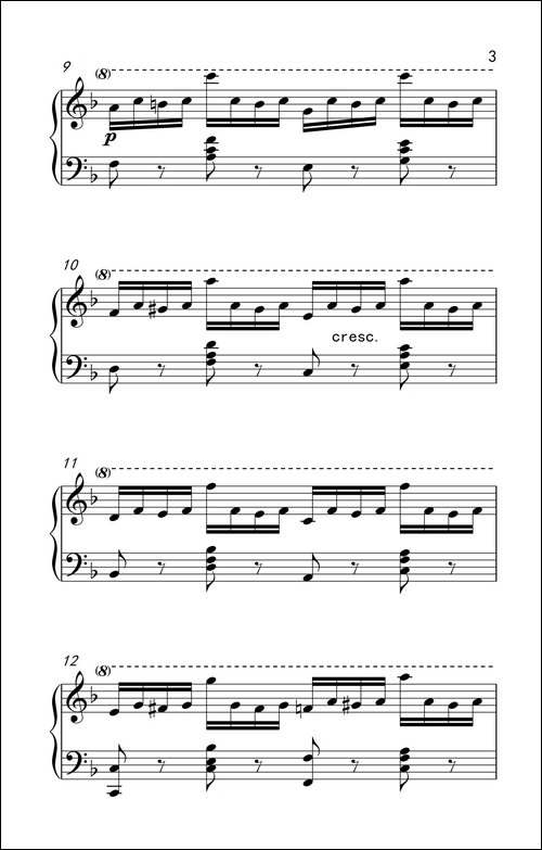 第七级2.练习曲-中央音乐学院 钢琴-业余考级教程 7-9级-钢琴谱