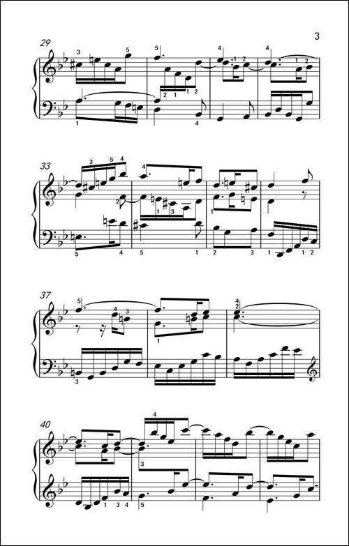 第七级1.三部创意曲 No.11-中央音乐学院 钢琴-业余考级教程 7-9级-钢琴谱