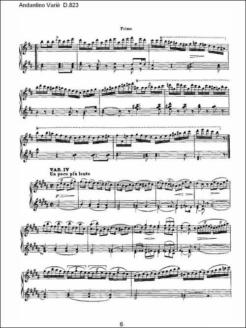 Rondeau Brillant D.823-光辉回旋曲 D.823-钢琴谱