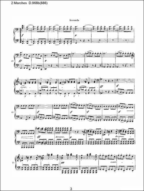 原始主题序曲与变奏曲 D.968a-603-钢琴谱