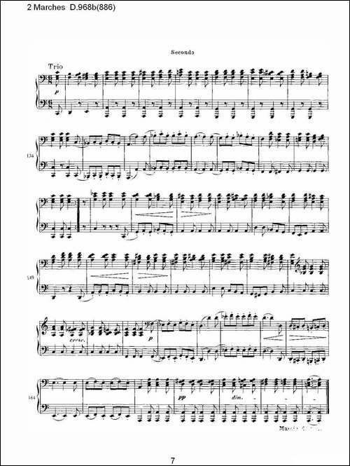 原始主题序曲与变奏曲 D.968a-603-钢琴谱