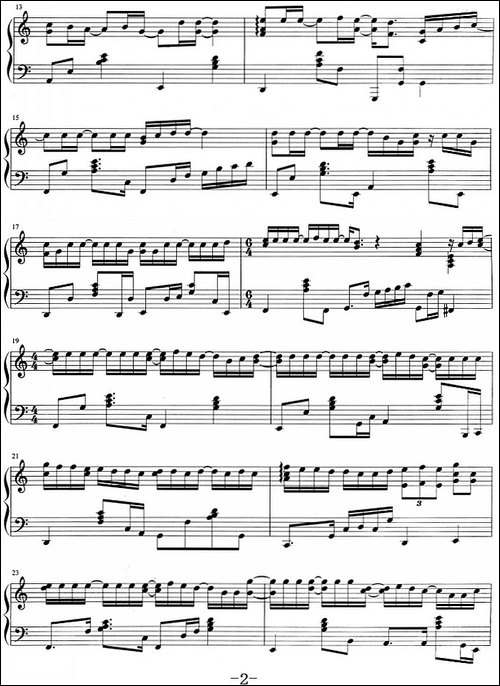 流行歌曲改编的钢琴曲：说好的幸福呢-钢琴谱