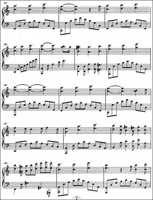 流行歌曲改编的钢琴曲：我的快乐-钢琴谱