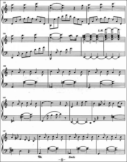 流行歌曲改编的钢琴曲：我的快乐-钢琴谱