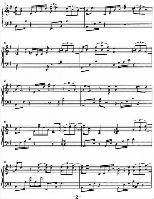 流行歌曲改编的钢琴曲：新不了情-钢琴谱