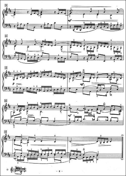 十二首小前奏曲-为初学者而作的练习曲-钢琴谱