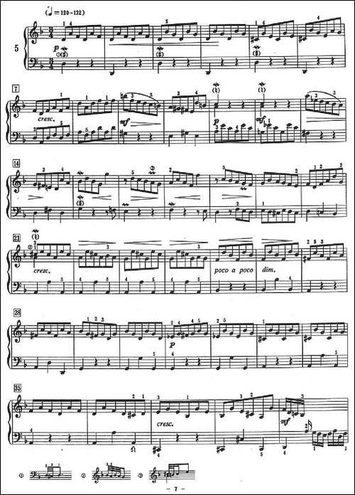 十二首小前奏曲-为初学者而作的练习曲-钢琴谱