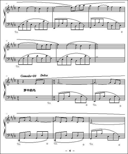 理查德钢琴曲杂集-钢琴谱