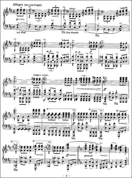 Ballades-勃拉姆斯4首叙事曲-钢琴谱