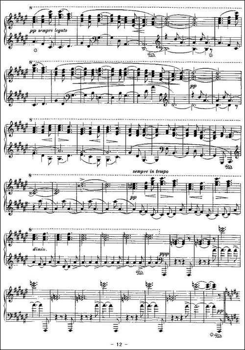 Ballades-勃拉姆斯4首叙事曲-钢琴谱