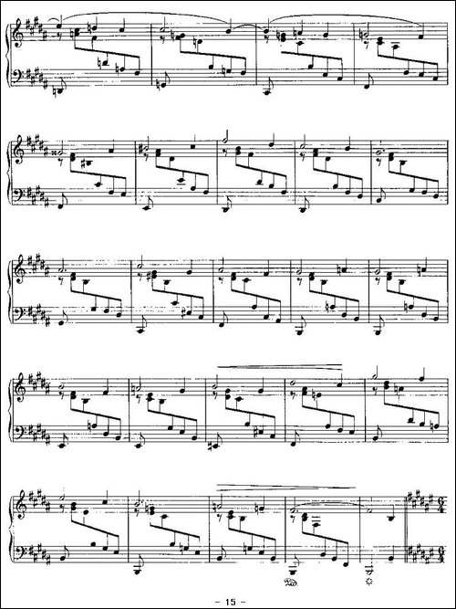 Ballades-勃拉姆斯4首叙事曲-钢琴谱