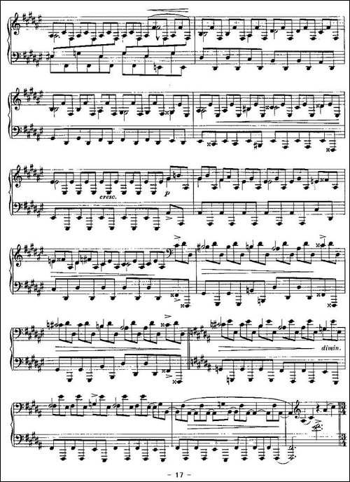 Ballades-勃拉姆斯4首叙事曲-钢琴谱