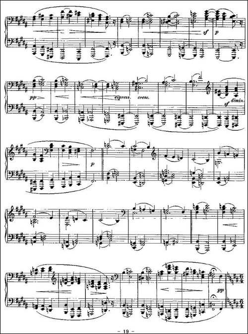Ballades-勃拉姆斯4首叙事曲-钢琴谱