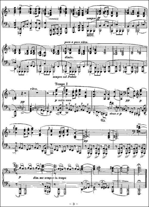 Ballades-勃拉姆斯4首叙事曲-钢琴谱