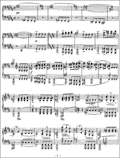 Ballades-勃拉姆斯4首叙事曲-钢琴谱