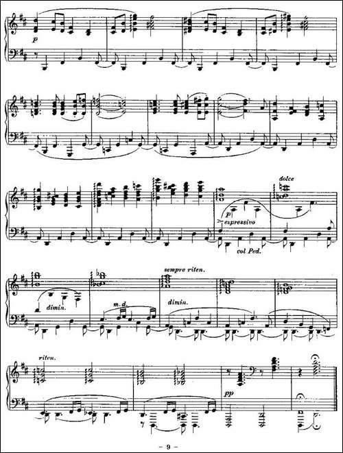 Ballades-勃拉姆斯4首叙事曲-钢琴谱