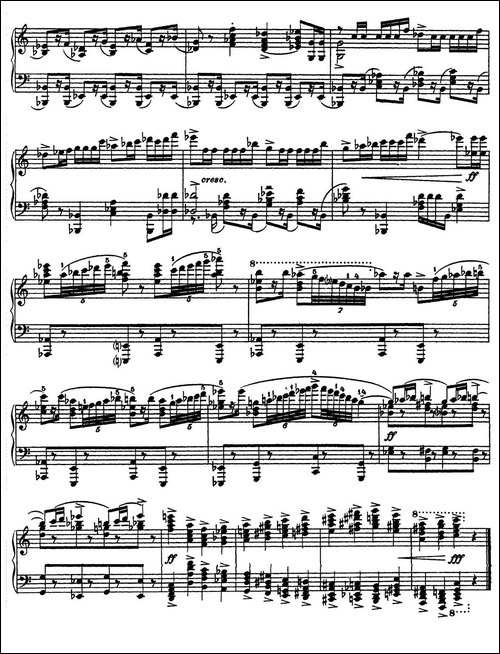 Marche from The Love for 3 Oranges Op.33-《三个桔子的爱情》进行曲-钢琴谱