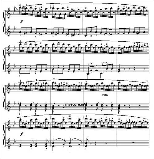 车尔尼-Czerny849第13首曲谱及练习指导-钢琴谱