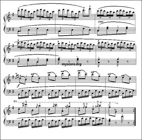 车尔尼-Czerny849第17首曲谱及练习指导-钢琴谱