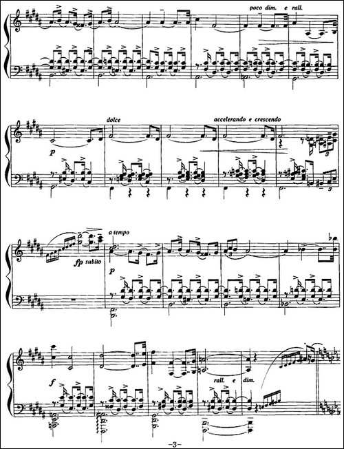 现代钢琴曲：2、即兴曲-钢琴谱