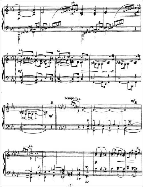 现代钢琴曲：2、即兴曲-钢琴谱