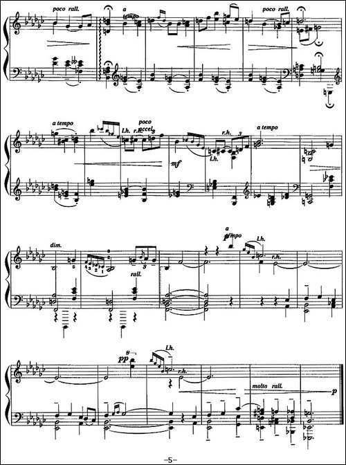 现代钢琴曲：2、即兴曲-钢琴谱