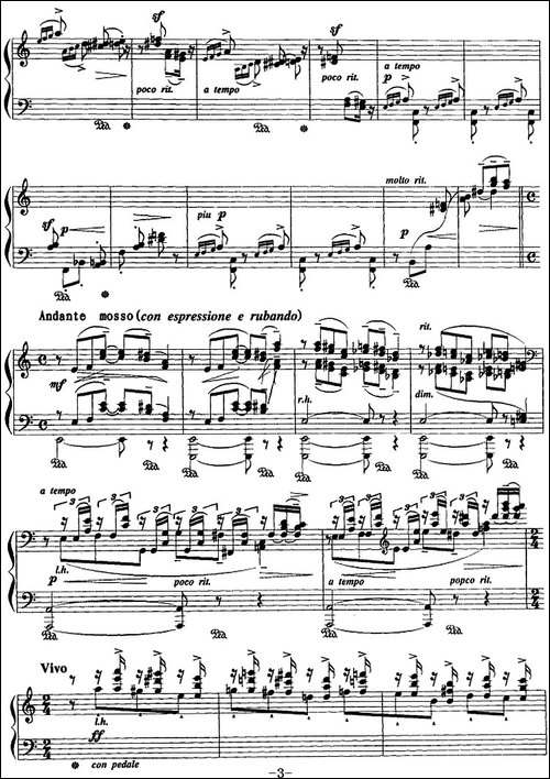 现代钢琴曲：20、小品-钢琴谱