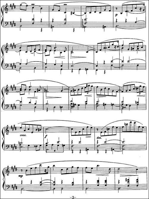 现代钢琴曲：24、玛祖卡-Op.25，No.4-钢琴谱