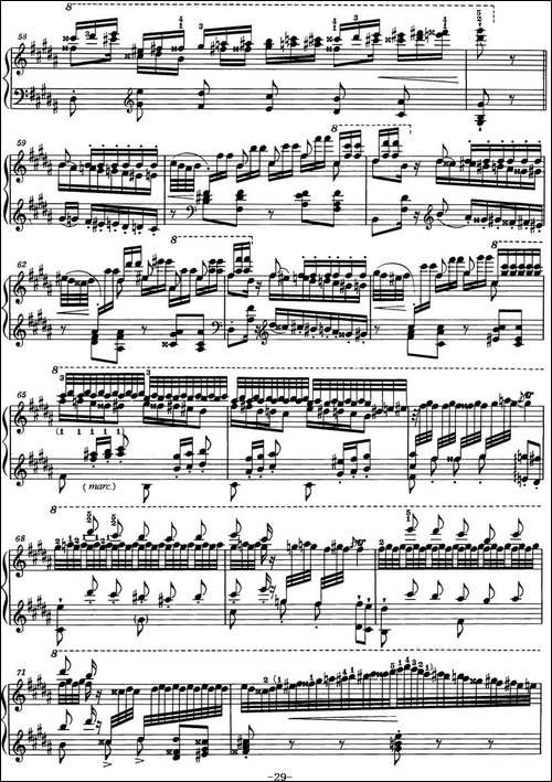 6首帕格尼尼大练习曲-La Campanella-钢琴谱