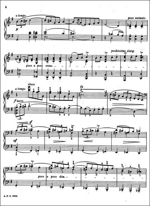2首玛祖卡舞曲-1-Two Mazurkas Op.28 No.1-钢琴谱