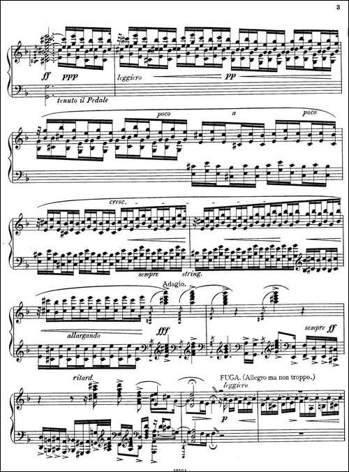 d小调托卡塔与赋格-BWV 565-钢琴谱