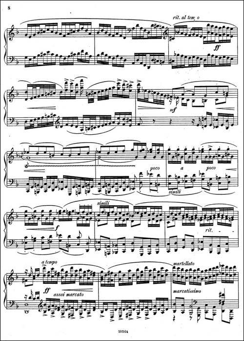 d小调托卡塔与赋格-BWV 565-钢琴谱