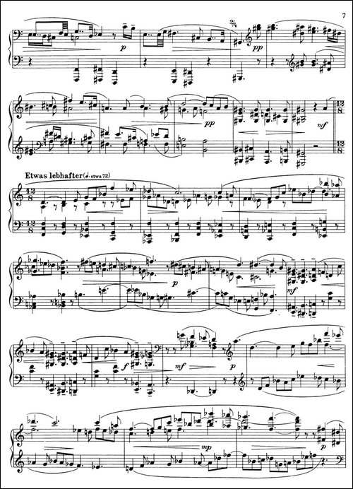 Piano Sonata No.1-第一钢琴奏鸣曲·Ⅱ-钢琴谱