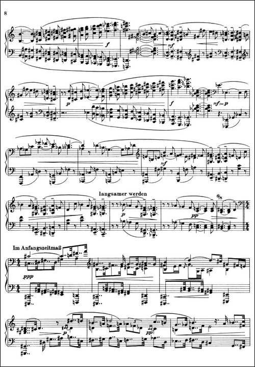Piano Sonata No.1-第一钢琴奏鸣曲·Ⅱ-钢琴谱