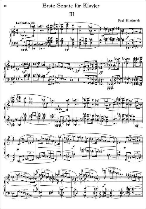 Piano Sonata No.1-第一钢琴奏鸣曲·Ⅲ-钢琴谱