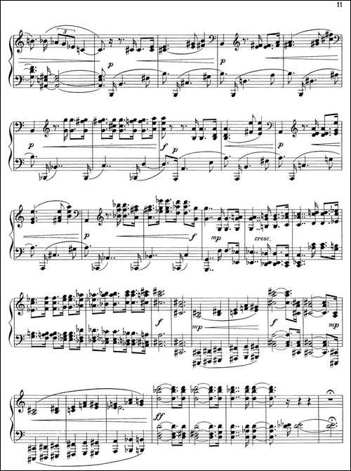 Piano Sonata No.1-第一钢琴奏鸣曲·Ⅲ-钢琴谱