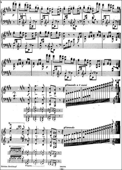6首帕格尼尼大练习曲-La Chasse Etude Nr.5-钢琴谱