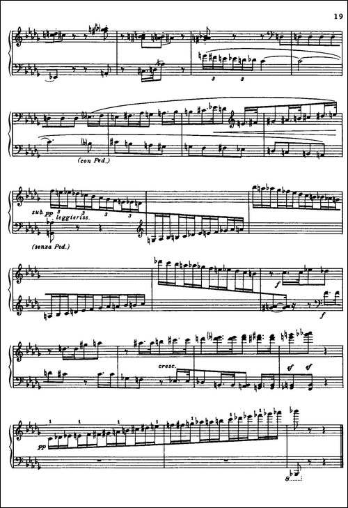24 Preludes and Fugues Part.2 Op.45-24首前奏曲与赋格·第二部分·16-钢琴谱