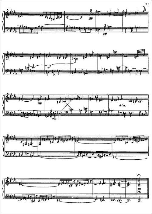 24 Preludes and Fugues Part.2 Op.45-24首前奏曲与赋格·第二部分·16-钢琴谱