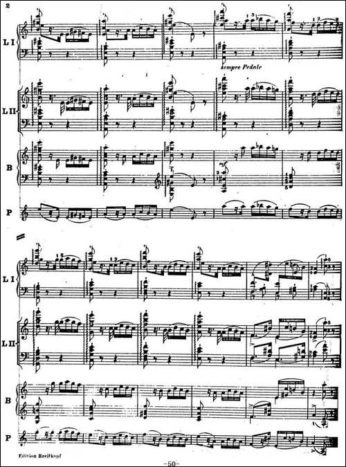 6首帕格尼尼大练习曲-Thema mit Variationen Etude Nr.6-钢琴谱