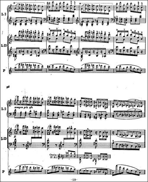 6首帕格尼尼大练习曲-Thema mit Variationen Etude Nr.6-钢琴谱