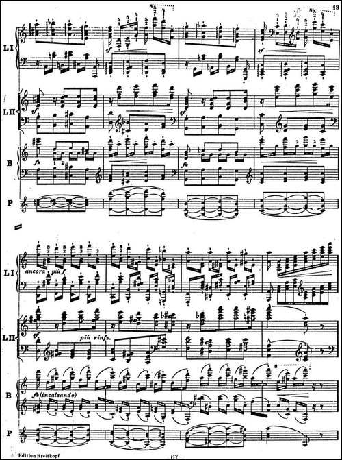 6首帕格尼尼大练习曲-Thema mit Variationen Etude Nr.6-钢琴谱
