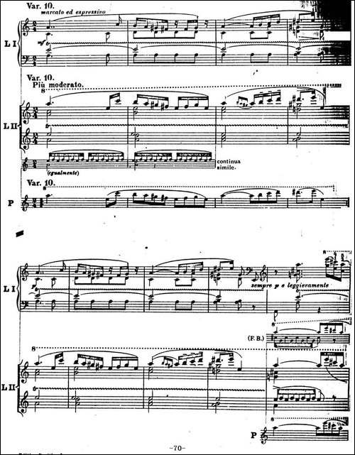 6首帕格尼尼大练习曲-Thema mit Variationen Etude Nr.6-钢琴谱