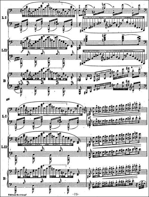 6首帕格尼尼大练习曲-Thema mit Variationen Etude Nr.6-钢琴谱