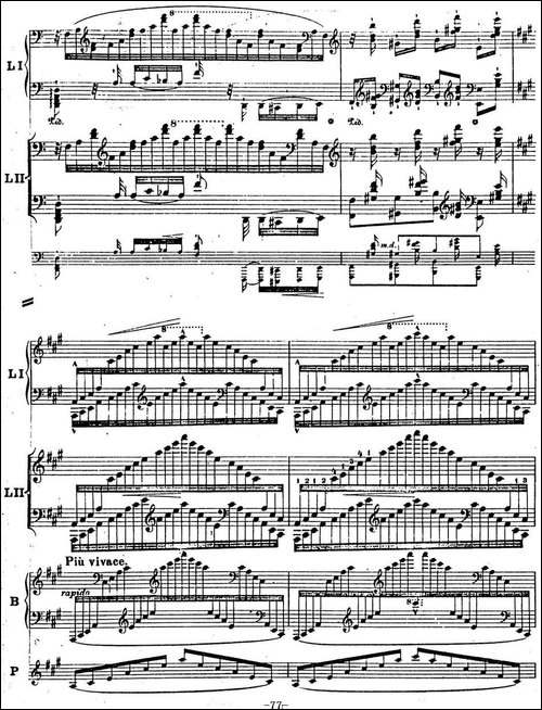 6首帕格尼尼大练习曲-Thema mit Variationen Etude Nr.6-钢琴谱