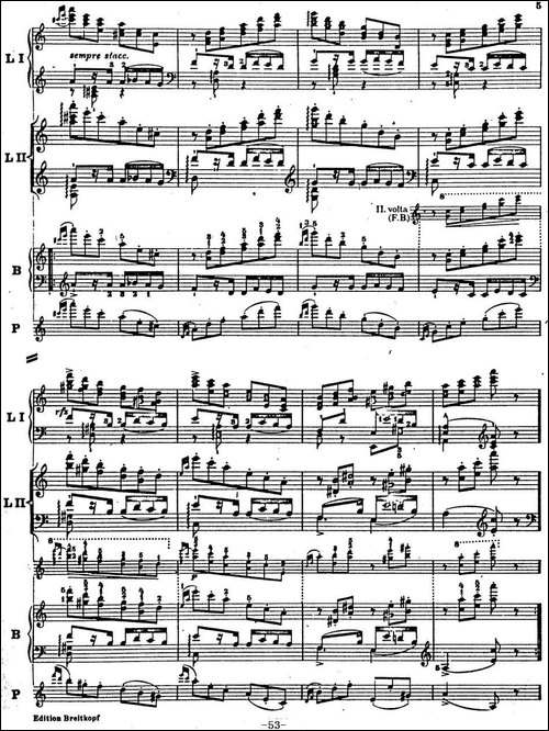 6首帕格尼尼大练习曲-Thema mit Variationen Etude Nr.6-钢琴谱