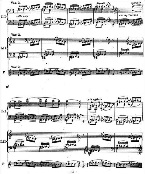 6首帕格尼尼大练习曲-Thema mit Variationen Etude Nr.6-钢琴谱